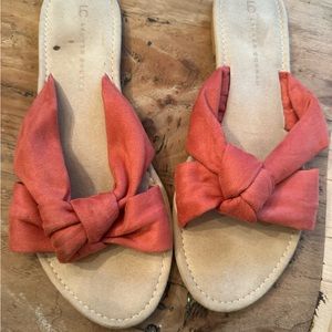 Lauren Conrad rust colored sandals